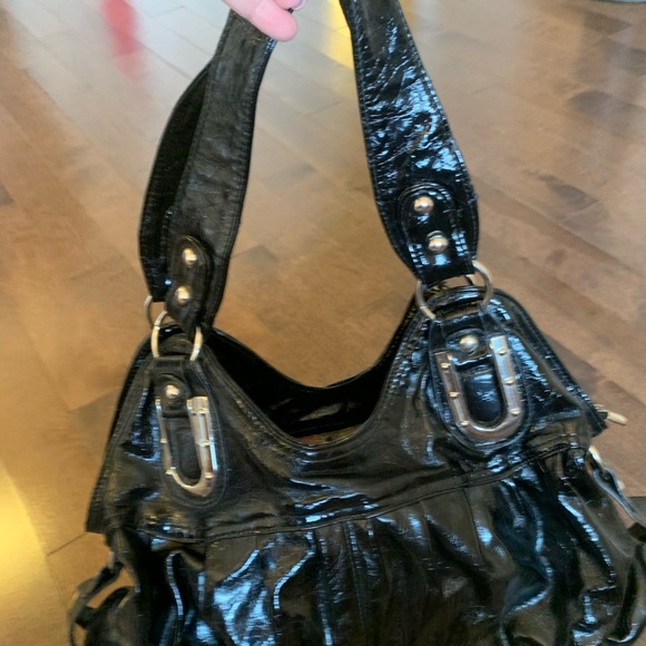 Sale Black leather bag - Picture 1 of 2